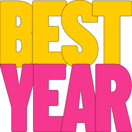 Best Year 배지