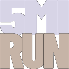 5 Mile Run 배지