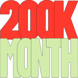 Month 200K 배지