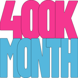 Month 400K 배지