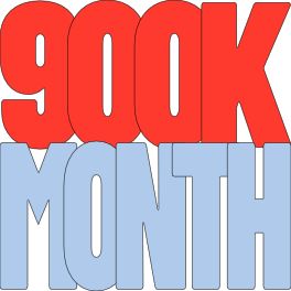 Month 900K 배지