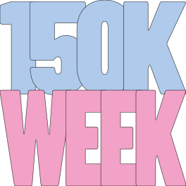 Week 150K 배지