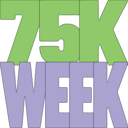 Week 75K 배지