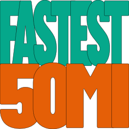 Fastest 50 Mile 배지